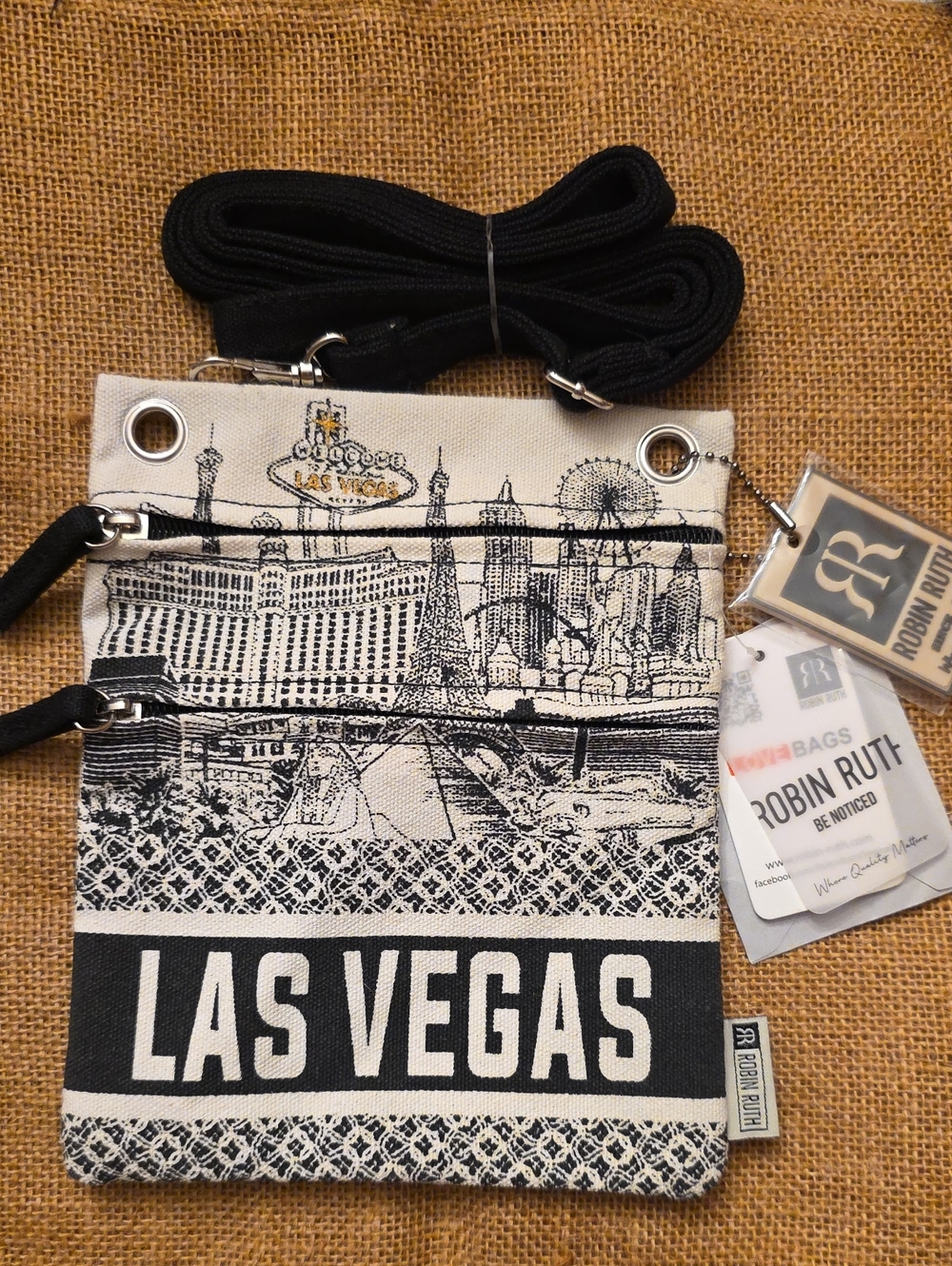 Robin Ruth Canvas Las Vegas Crossbody Bag